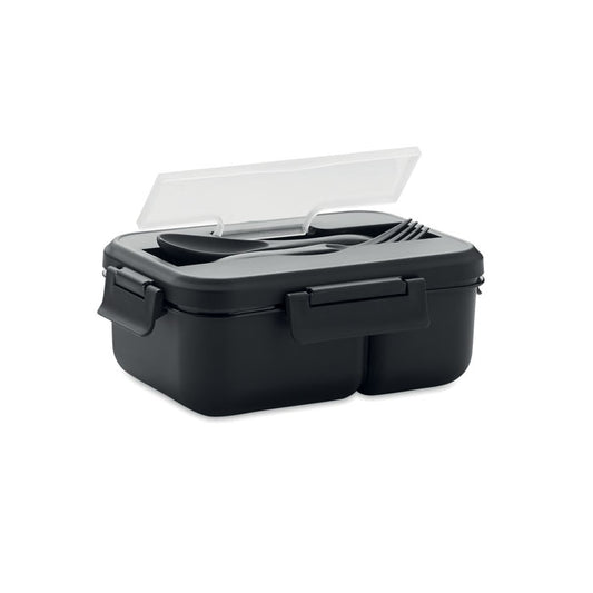 MAKAN - Lunch box with cutlery in PP