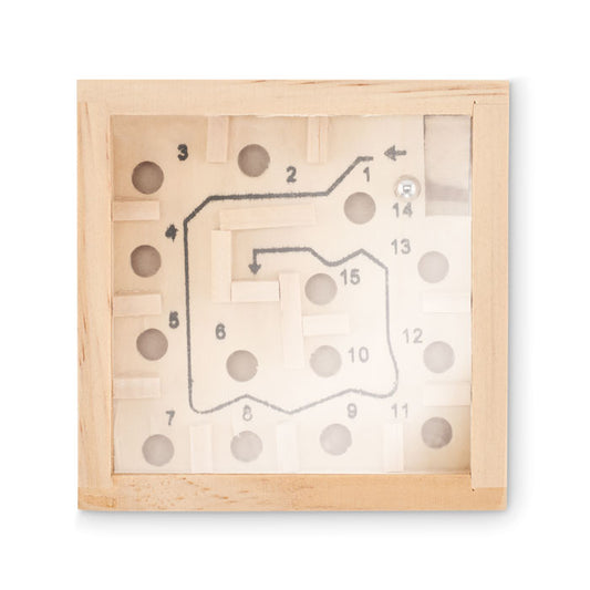ZUKY - Pine wooden labyrinth game