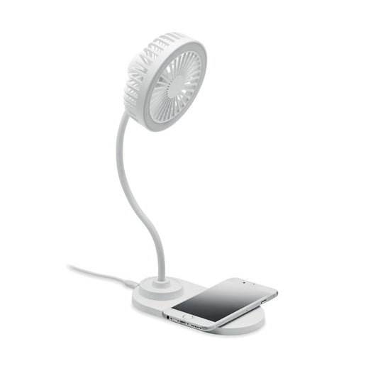VIENTO - Desktop charger fan with light