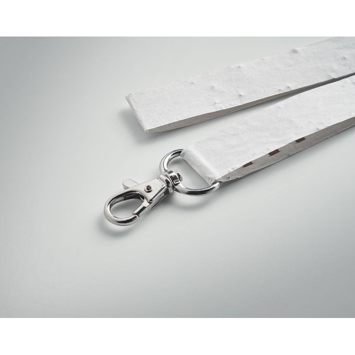 LANSEE – Schlüsselband aus Samenpapier mit Haken