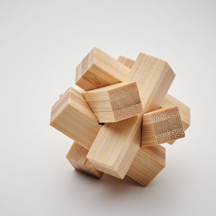 CUBENATS - Bamboo brain teaser star shape
