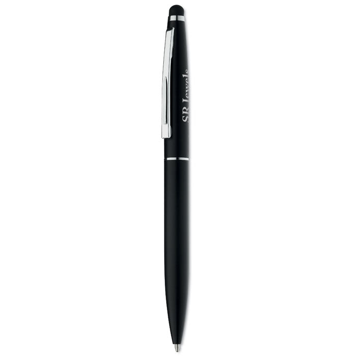 QUIM - Bolígrafo tipo giro con tapa stylus