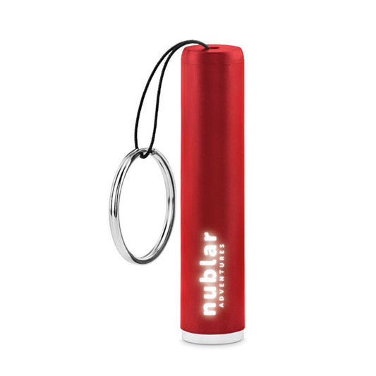 SANLIGHT – Leuchtende Logo-Taschenlampe aus Kunststoff