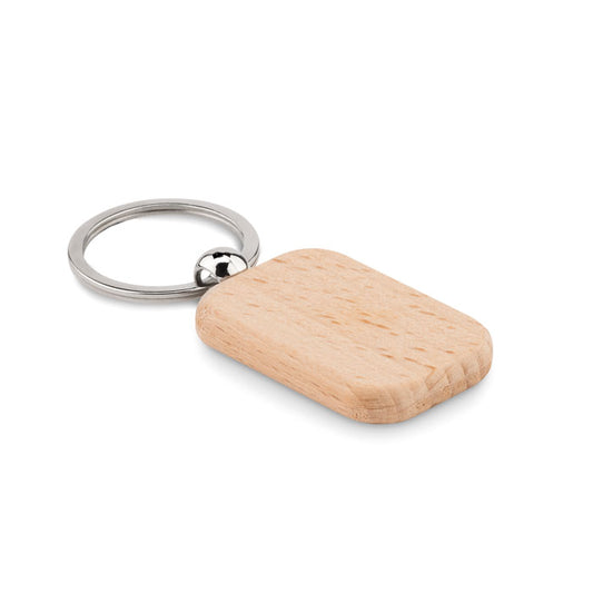 POTY WOOD - Portachiavi rettangolare in legno