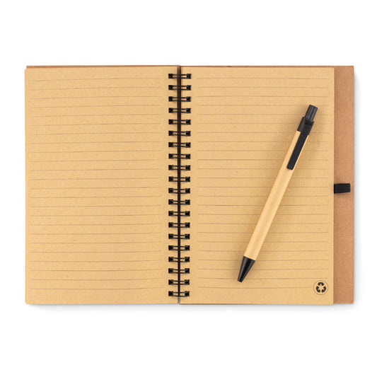 SONORA PLUSCORK - Quaderno in sughero con penna