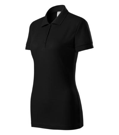 PICCOLIO JOY Women's polo shirt in black - promotional clothing printed with your company logo