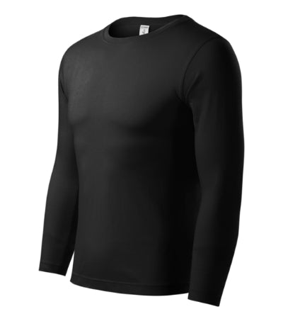 PICCOLIO PROGRESS LS Unisex T-shirt in black - promotional clothing printed with your company logo
