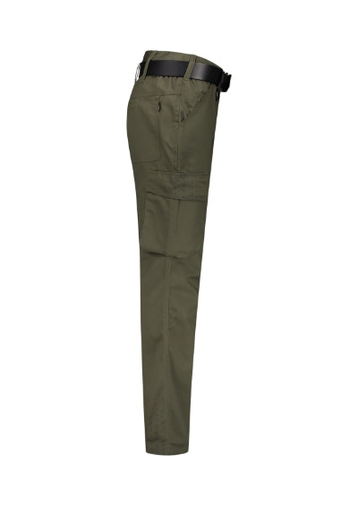 TRICORP WORK PANTS TWILL WOMEN Women's work trousers in army - promotional clothing printed with your company logo