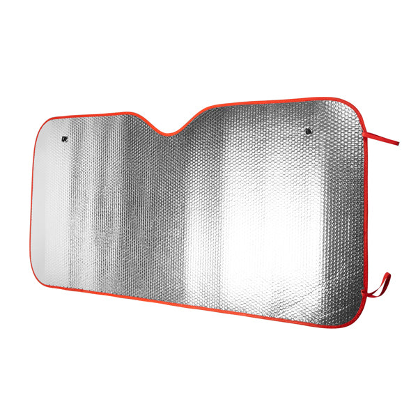 Stamina KINI Aluminium and foam car sun shield in black - promotional merchandise printed with your company logo