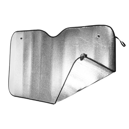 Stamina BATUR Bubble aluminium car sun shield in black - promotional merchandise printed with your company logo