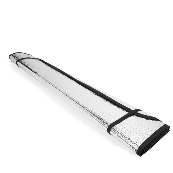 Stamina BATUR Bubble aluminium car sun shield in black - promotional merchandise printed with your company logo