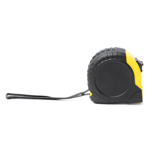 Stamina RIVET ABS plastic with a tape measure in yellow - promotional merchandise printed with your company logo