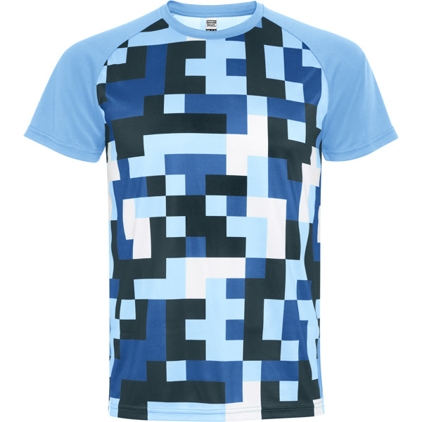 ROLY VENTOR Unisex T-shirt in sweet blue - promotional clothing printed with your company logo