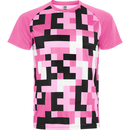 ROLY VENTOR Unisex T-shirt in silk pink - promotional clothing printed with your company logo