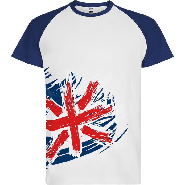 ROLY FORZA Unisex T-shirt in united kingdom flag - promotional clothing printed with your company logo