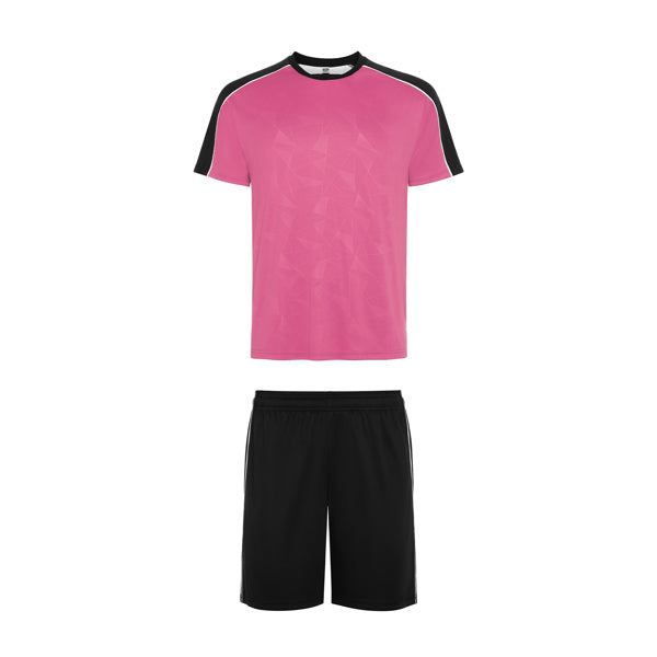 ROLY TITAN Unisex sports set in silk pink/black - promotional clothing printed with your company logo