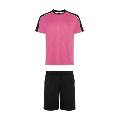ROLY TITAN Unisex sports set in silk pink/black - promotional clothing printed with your company logo