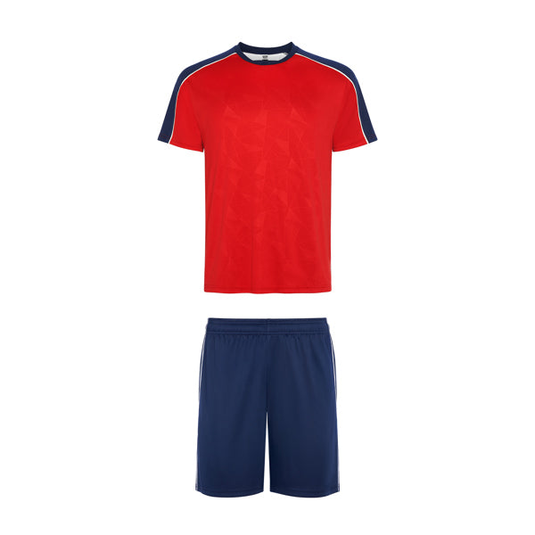 ROLY TITAN Unisex sports set in red/navy blue - promotional clothing printed with your company logo