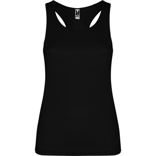 ROLY SHURA Women's tank top in black - promotional clothing printed with your company logo