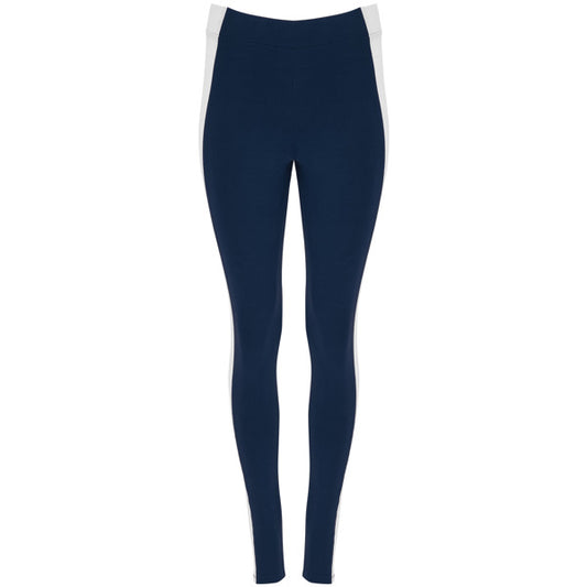 ROLY AGIA Women's leggings in navy blue/white - promotional clothing printed with your company logo