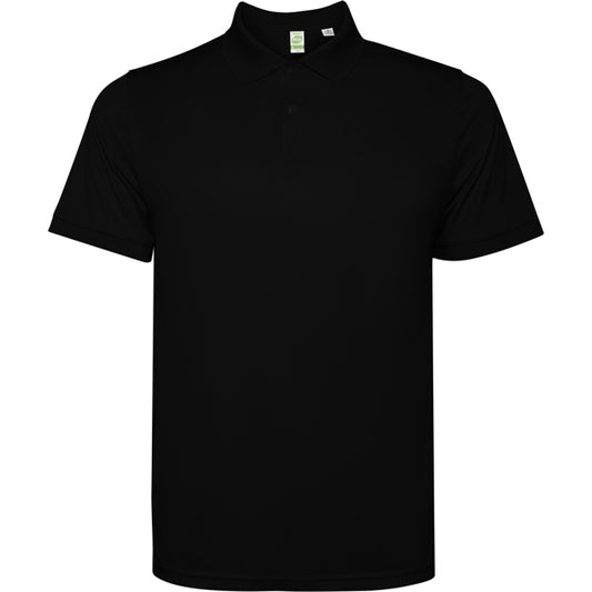ROLY TORMO Men's polo shirt in black - promotional clothing printed with your company logo
