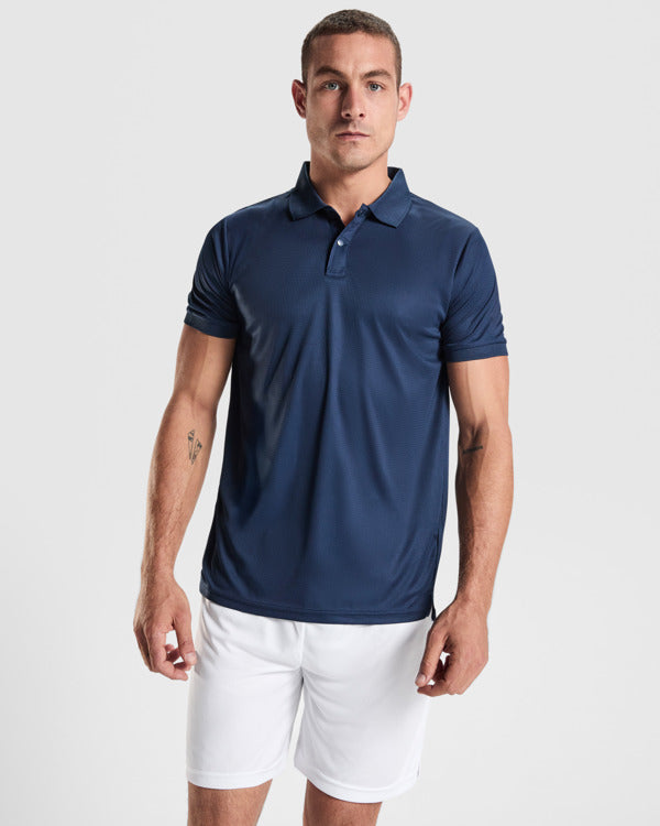 ROLY TORMO Men's polo shirt in white - promotional clothing printed with your company logo
