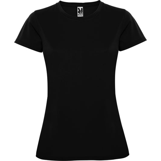 ROLY MONTECARLO WOMAN Women's T-shirt in black - promotional clothing printed with your company logo