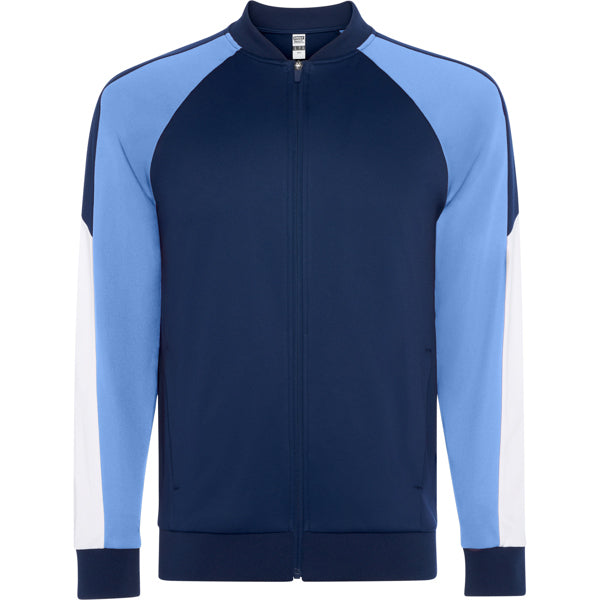 ROLY GLADIUS Unisex jacket in sky blue/navy blue - promotional clothing printed with your company logo