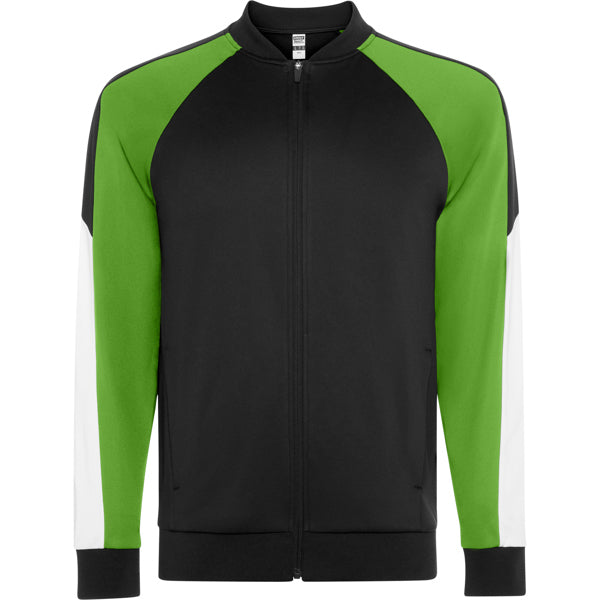ROLY GLADIUS Unisex jacket in fern green/black - promotional clothing printed with your company logo