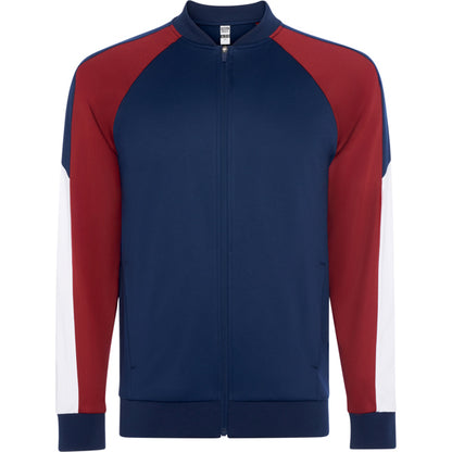 ROLY GLADIUS Unisex jacket in garnet/navy blue - promotional clothing printed with your company logo