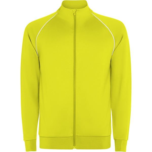 ROLY VALIER Unisex sweatshirt in fluor yellow - promotional clothing printed with your company logo