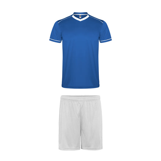 ROLY UNITED Men's sports set in royal blue/white - promotional clothing printed with your company logo