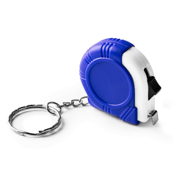 Stamina TRESNA Plastic and metal measuring tape in royal blue - promotional merchandise printed with your company logo