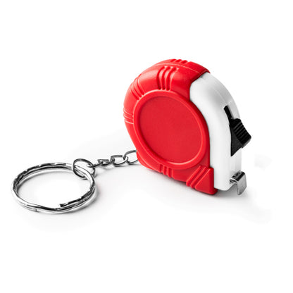 Stamina TRESNA Plastic and metal measuring tape in red - promotional merchandise printed with your company logo