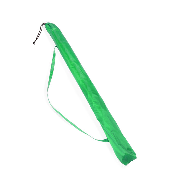Stamina SKYE 190T polyester () and beach umbrella in fern green - promotional merchandise printed with your company logo