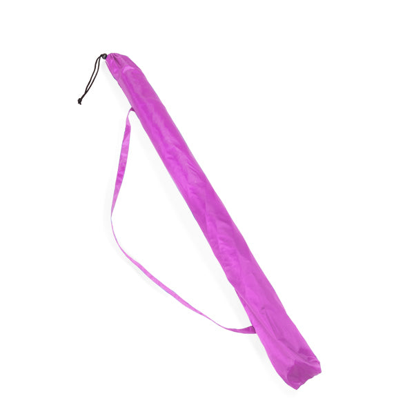 Stamina SKYE 190T polyester () and beach umbrella in fuchsia - promotional merchandise printed with your company logo