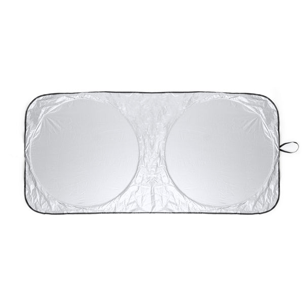 Stamina PRISMA Polyester car sun shield in black - promotional merchandise printed with your company logo