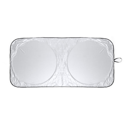 Stamina PRISMA Polyester car sun shield in black - promotional merchandise printed with your company logo