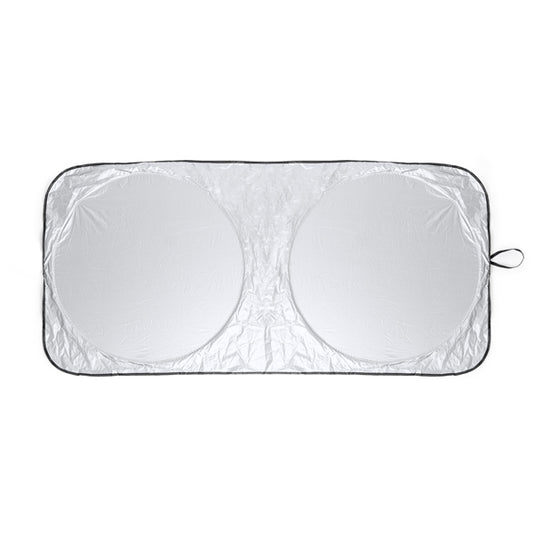 Stamina PRISMA Polyester car sun shield in black - promotional merchandise printed with your company logo
