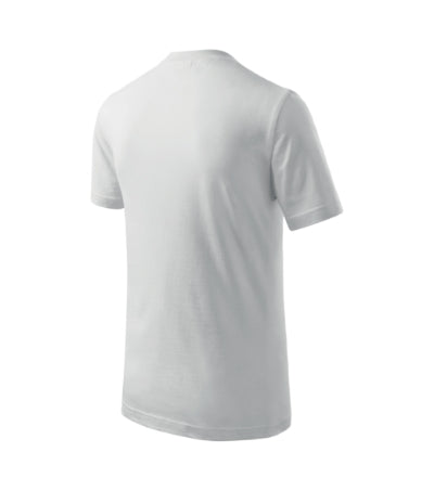 MALFINI CLASSIC Kids' T-shirt in white - promotional clothing printed with your company logo