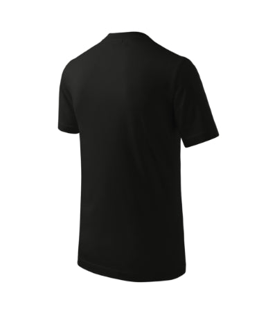 MALFINI CLASSIC Kids' T-shirt in black - promotional clothing printed with your company logo
