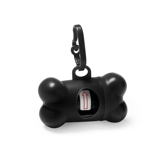 Stamina SIMBA PVC pet accessory in black - promotional merchandise printed with your company logo