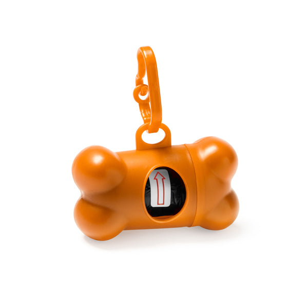 Stamina SIMBA PVC pet accessory in orange - promotional merchandise printed with your company logo