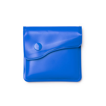 Stamina CENIX PVC and aluminium ashtray in royal blue - promotional merchandise printed with your company logo