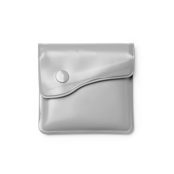 Stamina CENIX PVC and aluminium ashtray in silver - promotional merchandise printed with your company logo