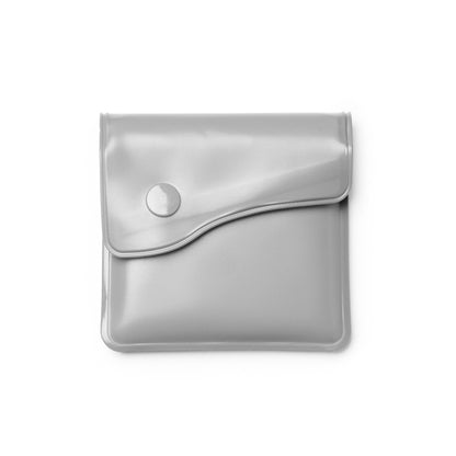 Stamina CENIX PVC and aluminium ashtray in silver - promotional merchandise printed with your company logo