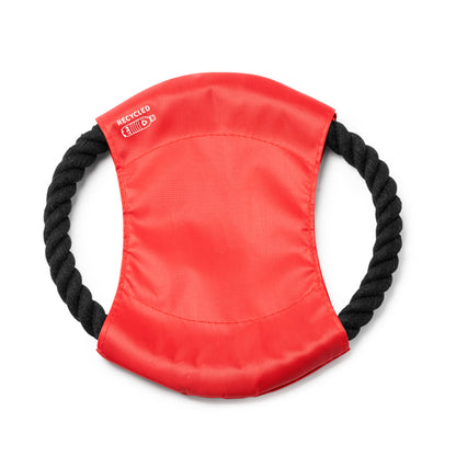 Stamina DEMAK RPET and cotton frisbee in red - promotional merchandise printed with your company logo