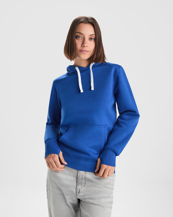 ROLY URBAN WOMAN Women's hoodie in white - promotional clothing printed with your company logo