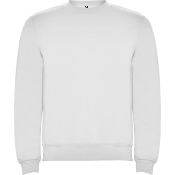 ROLY CLASICA Unisex sweatshirt in white - promotional clothing printed with your company logo