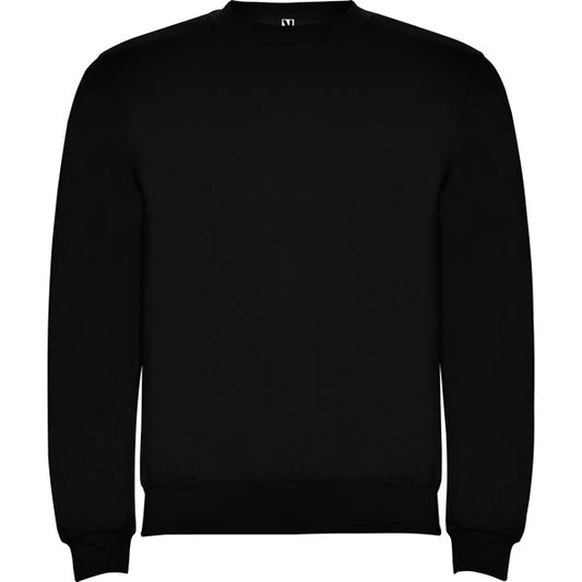 ROLY CLASICA Unisex sweatshirt in black - promotional clothing printed with your company logo